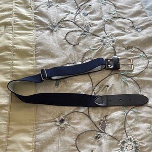 Navy Blue Adjustable Belt for baseball pants, adult size, 40” long 1.5” wide